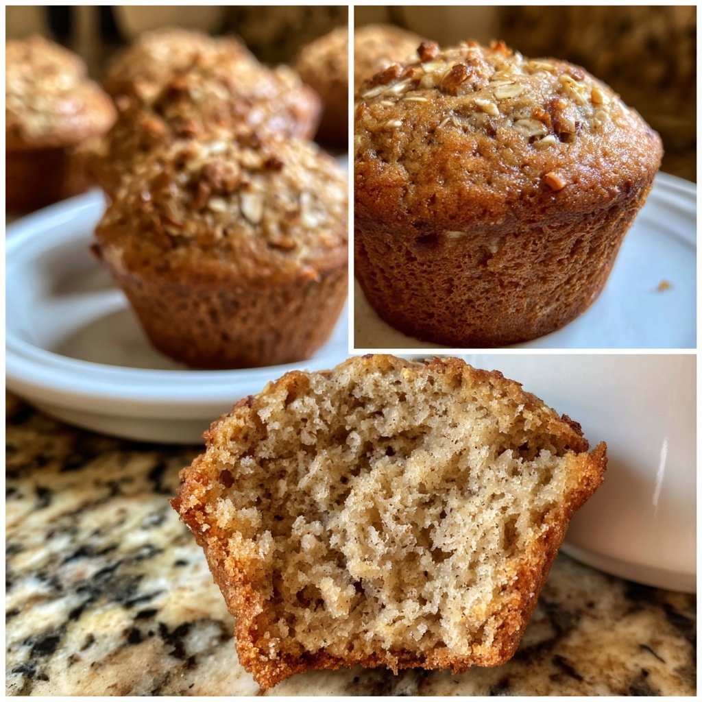 Muffins mit Hafermehl