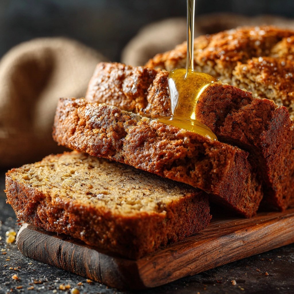 Bananenbrot mit Zimt und Honig