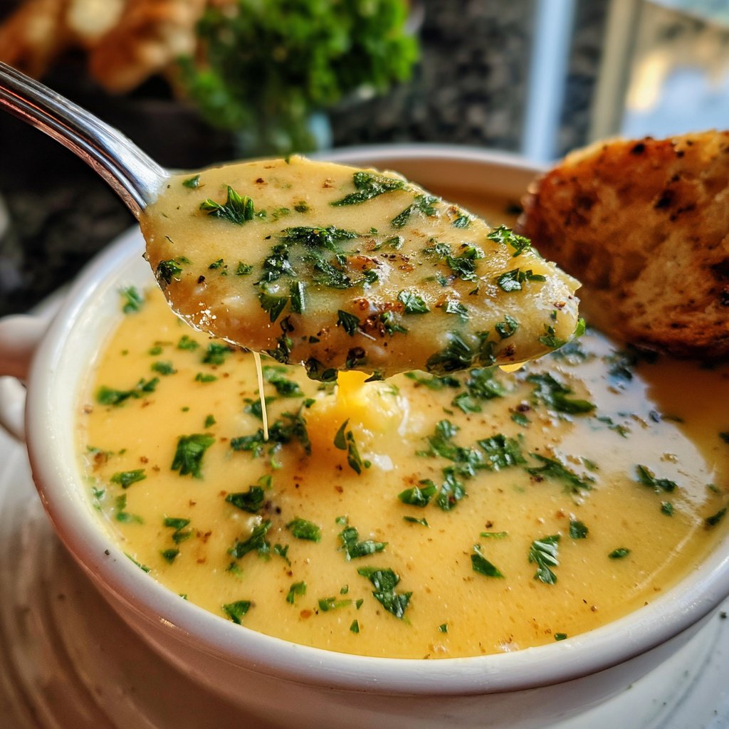 Blumenkohlsuppe mit Petersilie