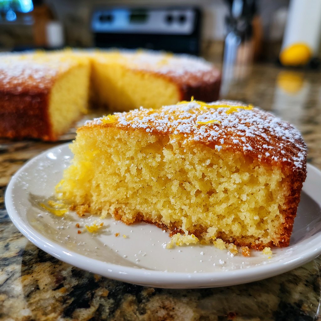 Zitronenkuchen ohne Zucker