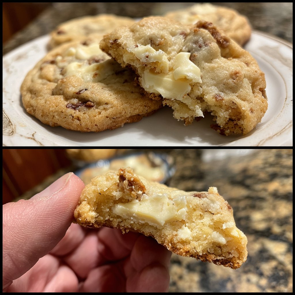 Cookies mit weißer Schokolade