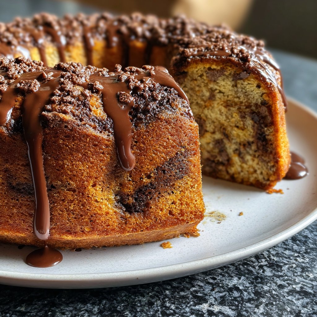 Bananenkuchen mit Schokostückchen