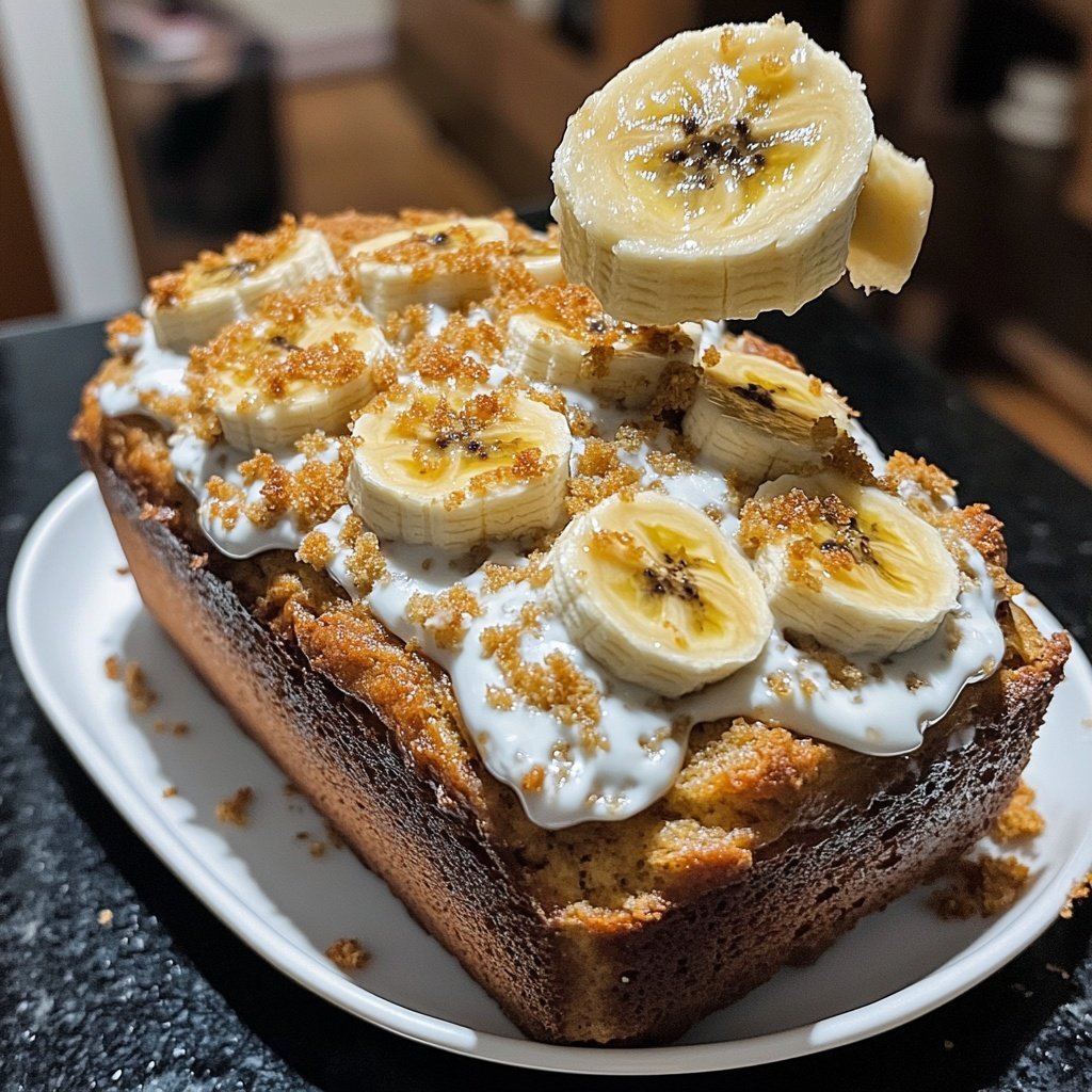 Bananenkuchen mit Joghurt