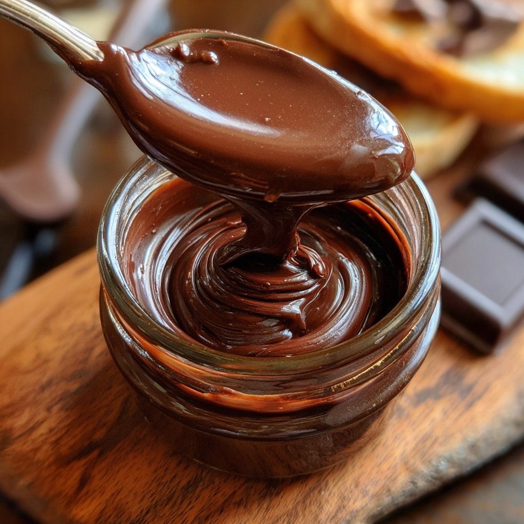 Selbst gemachte Schokoladencreme