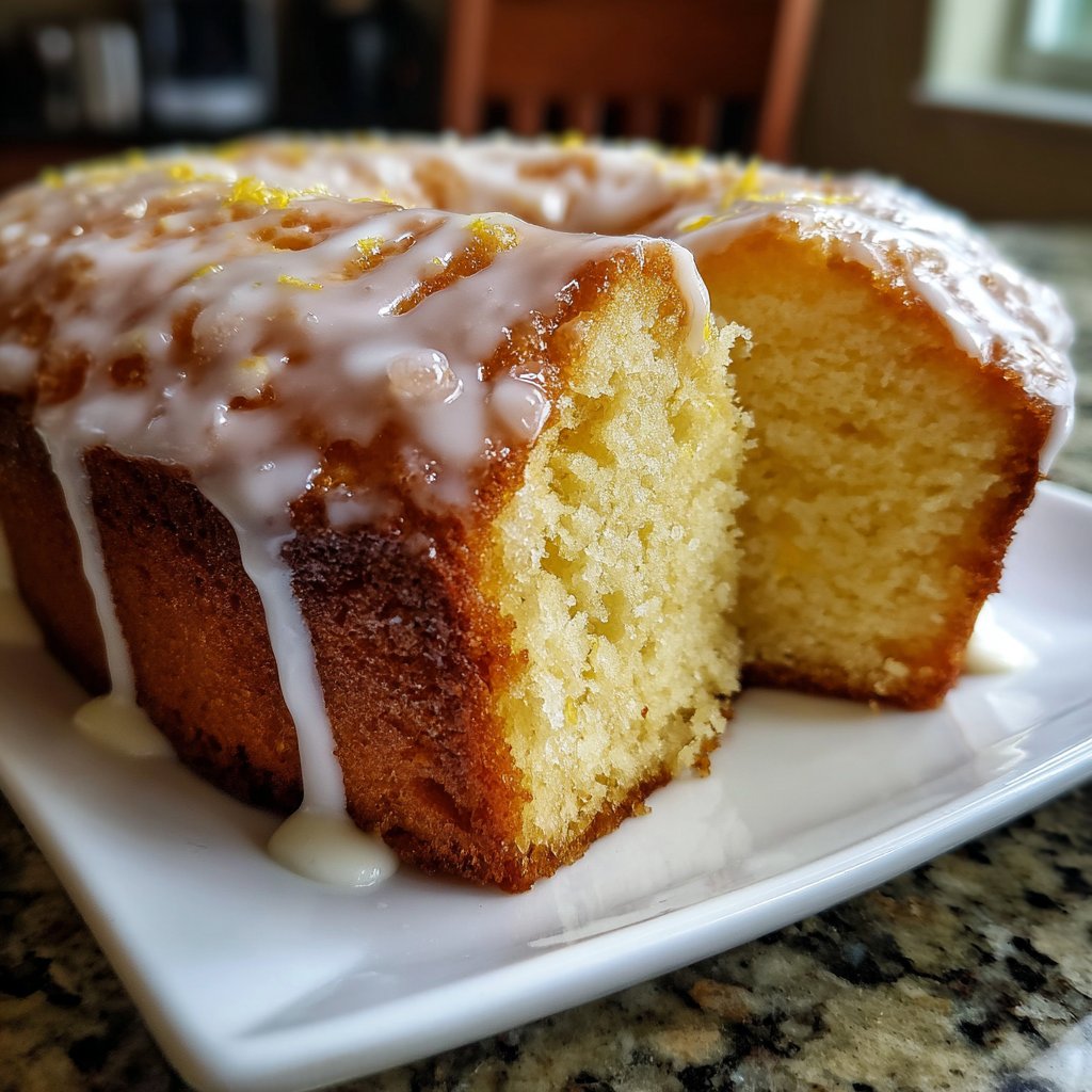 Zitronenkuchen mit Joghurt