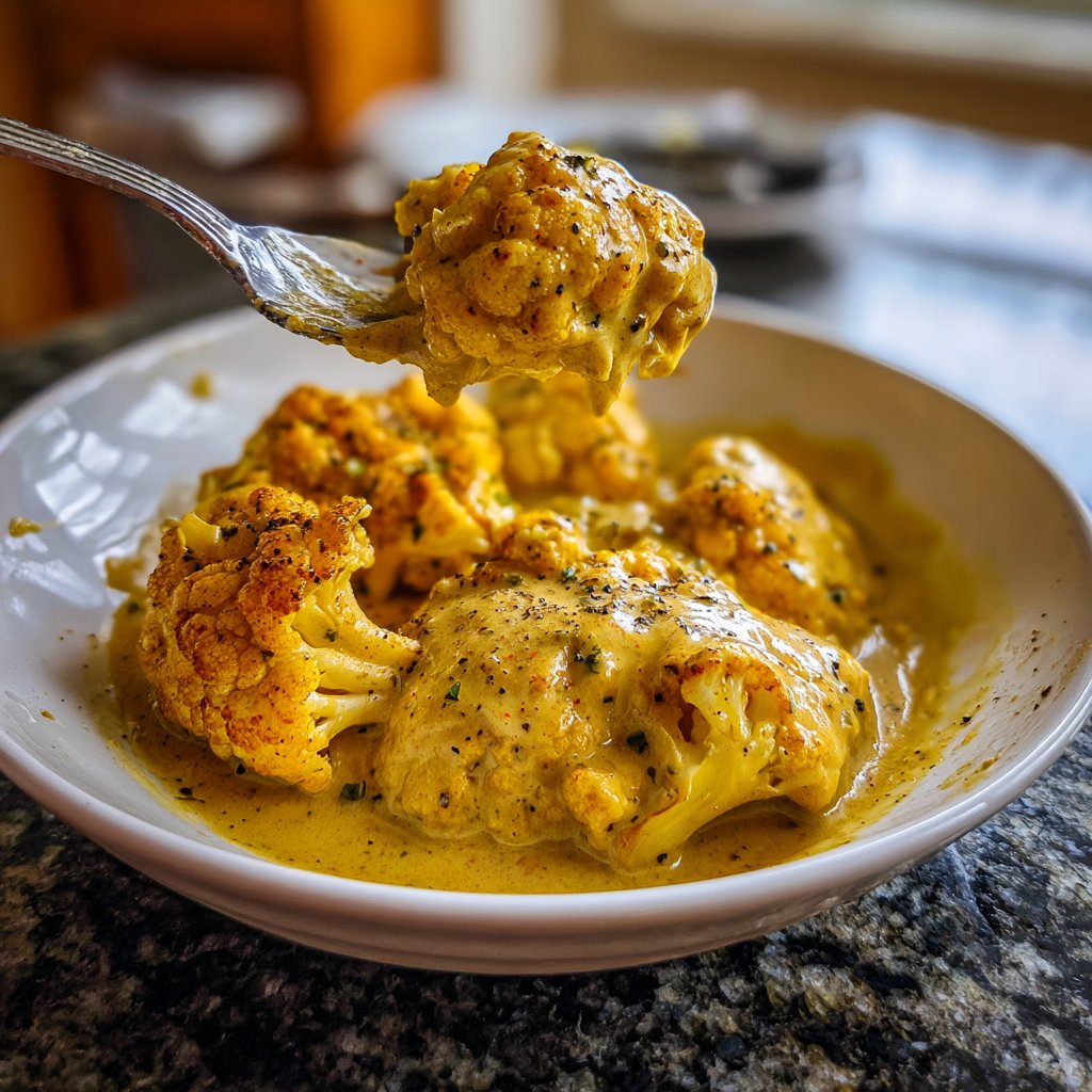 Blumenkohl mit Senfsauce